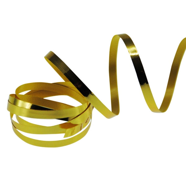 Gold Metallic Balloon Curling Ribbon Roll