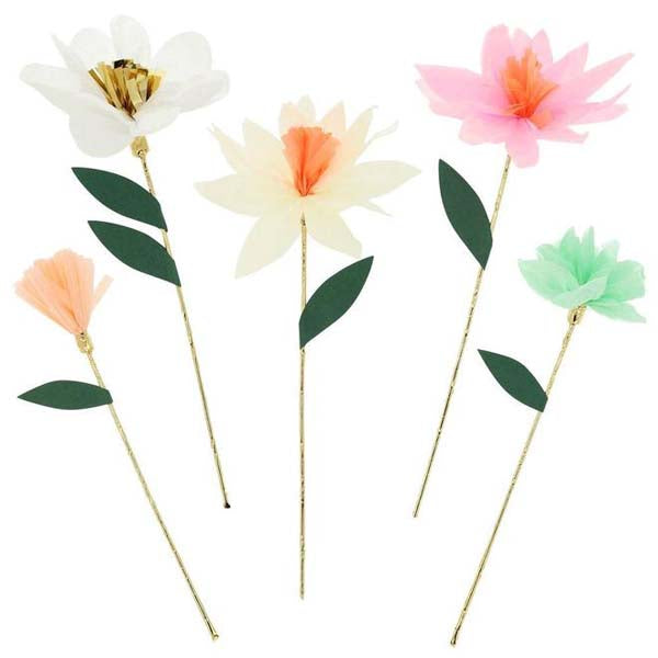 Flower Garden Decorative Tissue Flowers Meri Meri