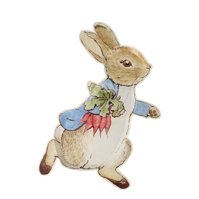 Peter Rabbit Diecut Plates Meri Meri