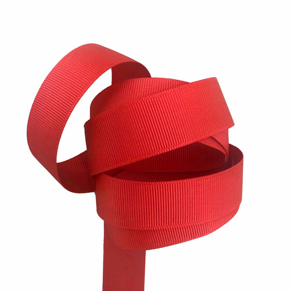 22mm Red Grosgrain Ribbon