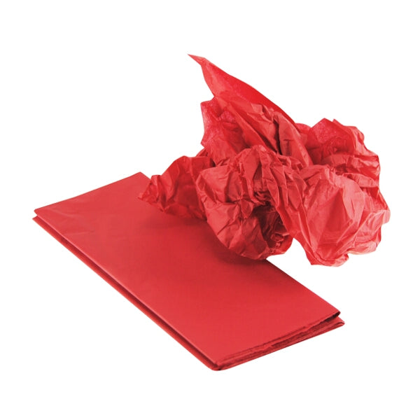 Red Plain Tissue Paper