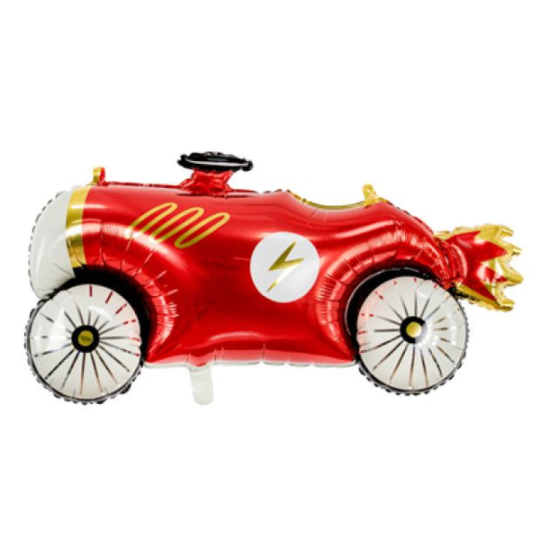 Red Race Car Shaped Foil Balloon  Party Deco