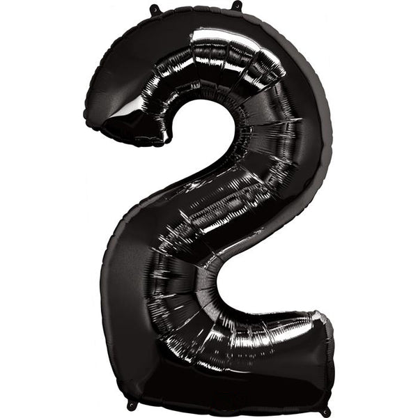 Black Jumbo Foil Balloon # 2