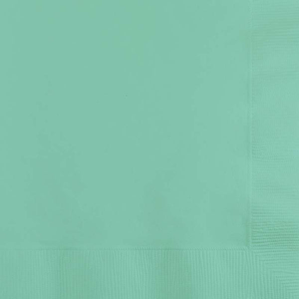 Mint Green Plain Beverage Napkins