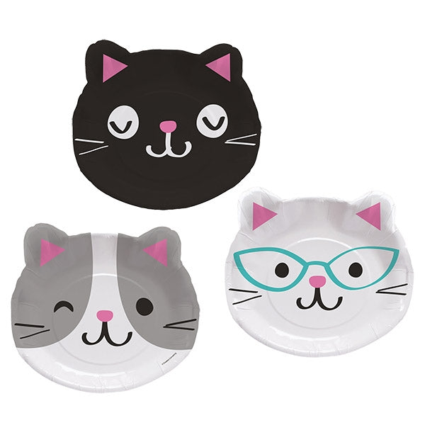 Purr-Fect Kitty Cat Party Plates