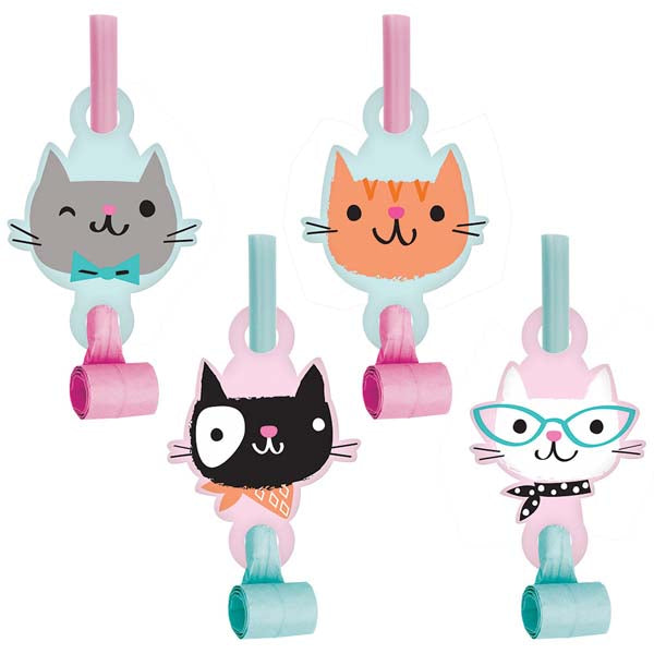 Purr-fect Kitty Cat Party Blow Outs