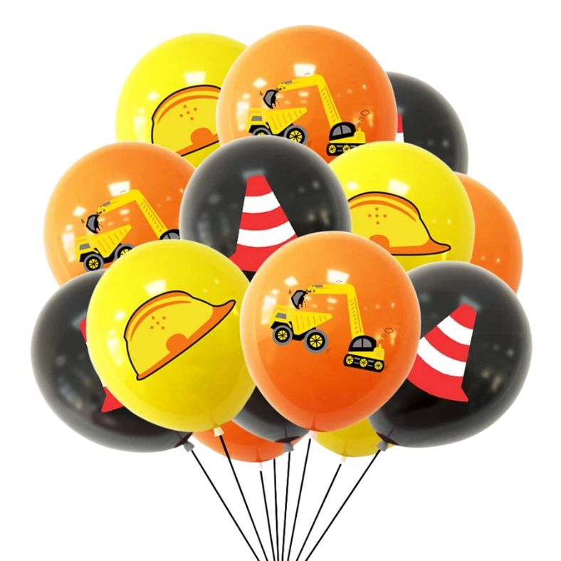 Construction Zone Big Dig Balloons Bouquet