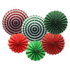 Christmas Paper Fan Decoration Kit