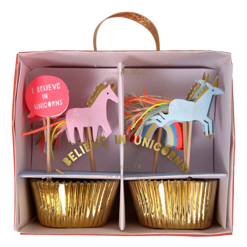 Unicorn Cupcake Kit I Believe In Unicorns Meri Meri