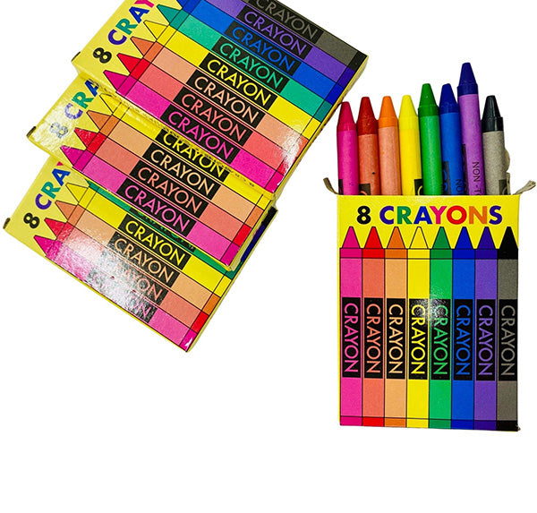 Coloured Crayons 4 Pack