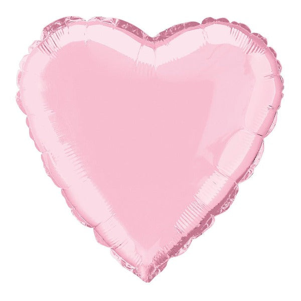 45cm Baby Pink Love Heart Foil Balloon