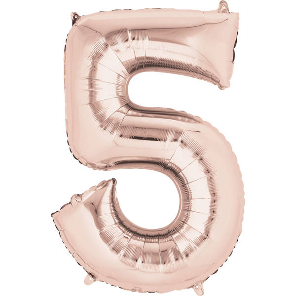 Rose Gold Jumbo Foil Balloon # 5