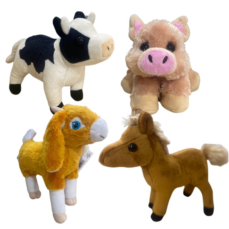 Farmyard Animals Soft Toy Set