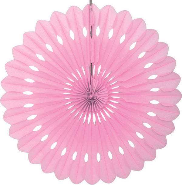 40cm Baby Pink Decorative Paper Fan