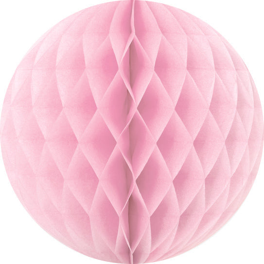 20cm Baby Pink Honeycomb Paper Ball