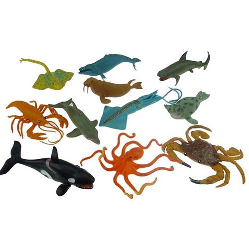 Large Under The Sea Toy Animal Set