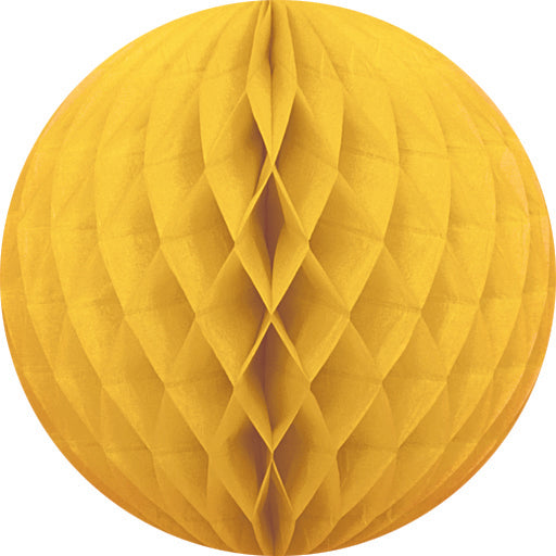 20cm School Bus Yellow Honeycomb Paper Ball