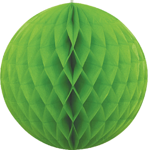 20cm Lime Green Honeycomb Paper Ball