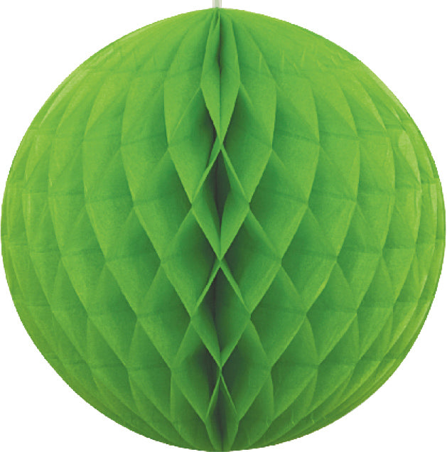 20cm Lime Green Honeycomb Paper Ball