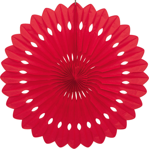 40cm Red Decorative Paper Fan