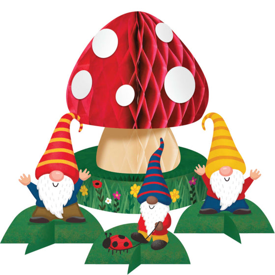 Gnomes and Fairies Toadstool Honeycomb Centerpiece