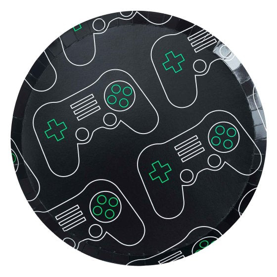 Game On Paper Party Plate Game Controller Ginger Ray Party