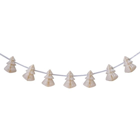 Nordic Christmas Tree Honeycomb Garland Decoration