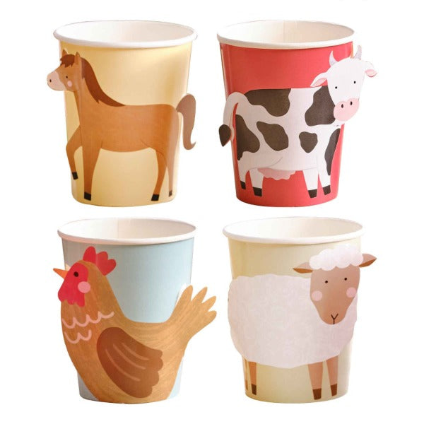Farm Friends Animal Party Cups