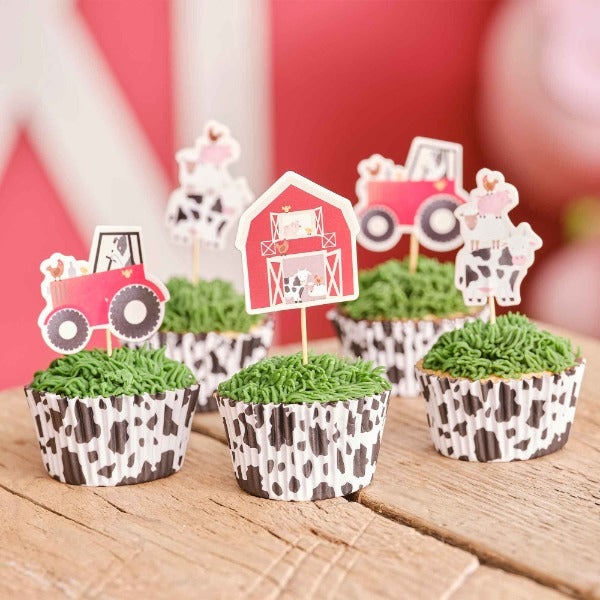 Farm Friends Cupcake Toppers