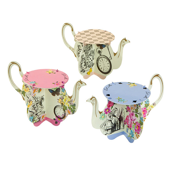 Truly Alice Teapot Cupcake Stands Talking Tables