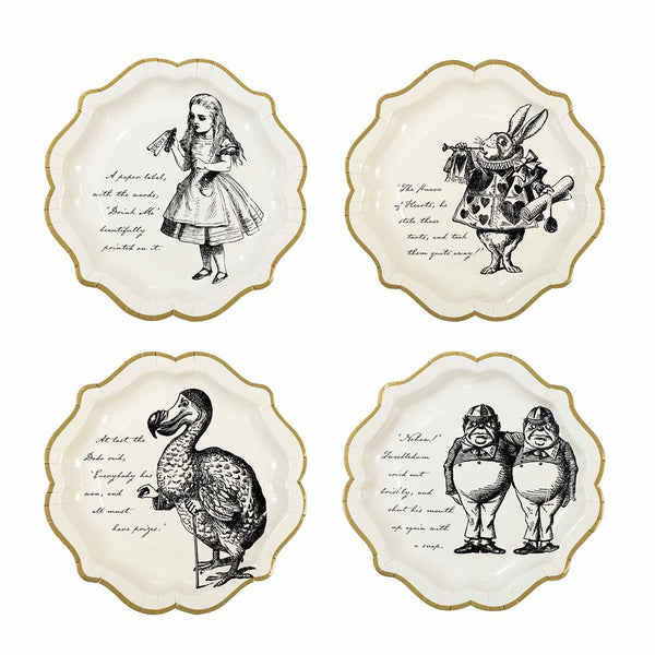 Truly Alice Party Plates Medium Talking Tables