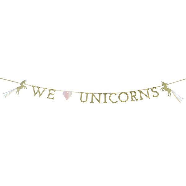 We Heart Unicorn Party Garland Talking Tables