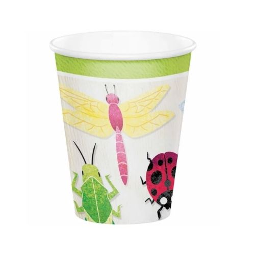 Bugs and Insects Paper Party Cups