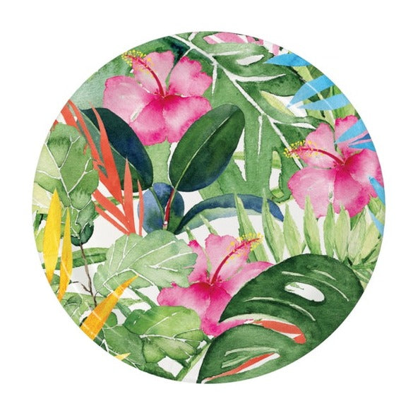 Tropical Floral Paradise Party Plates