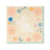 Easter Floral Bunny Small Party Napkins Meri Meri