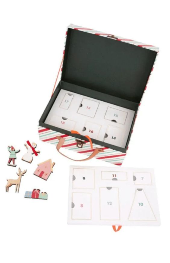 Meri Meri Wooden Festive Village Advent Calendar