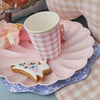 Pastel Gingham Paper Party Cups