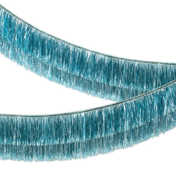 Blue Tinsel Fringe Garland Meri Meri