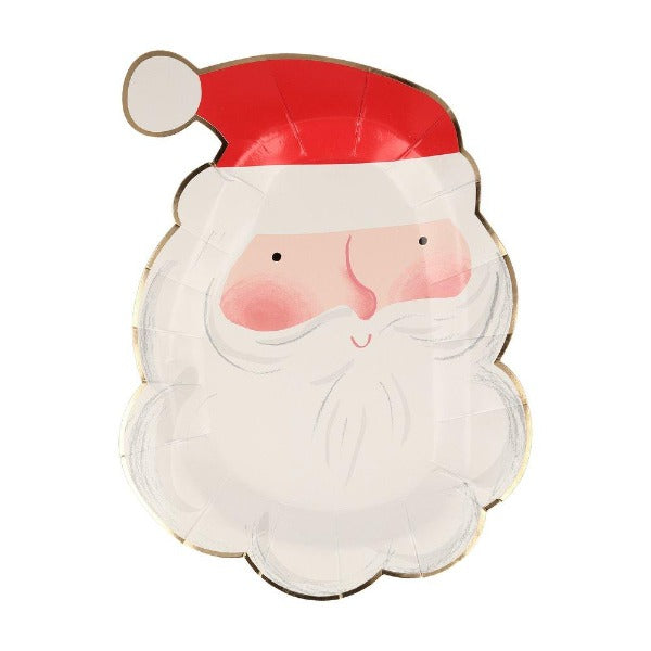 Jolly Santa Plates Meri Meri