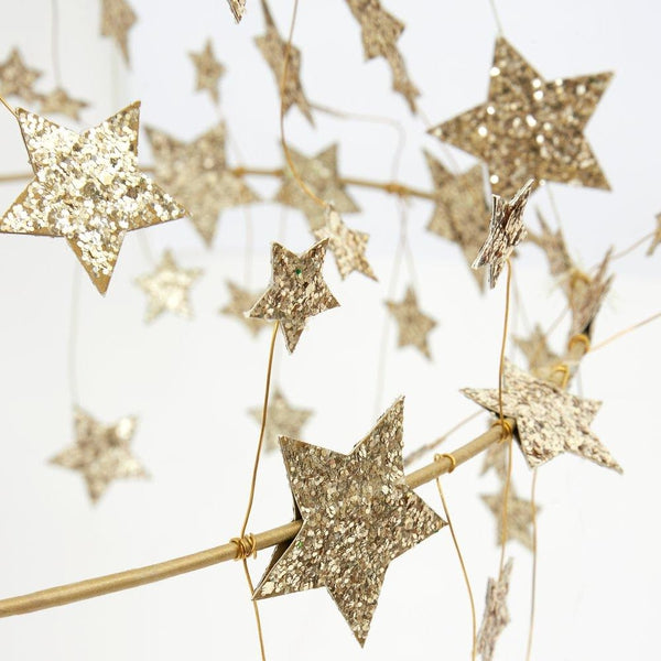 Gold shop star chandelier