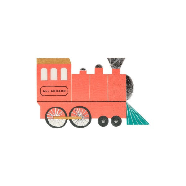 Train Shaped Party Napkins Meri Meri Party