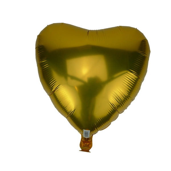 90cm Gold Love Heart Foil Balloon
