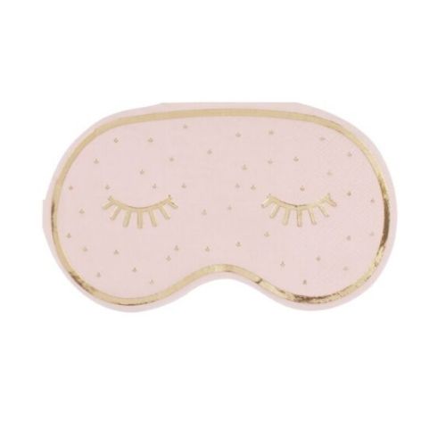 Pamper Party Eye Mask Shaped Paper Napkins  - Ginger Ray