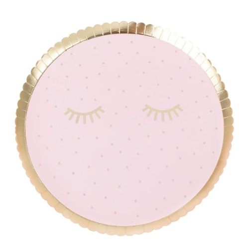 Pamper Party Paper Plates Ginger Ray Party Supplies 