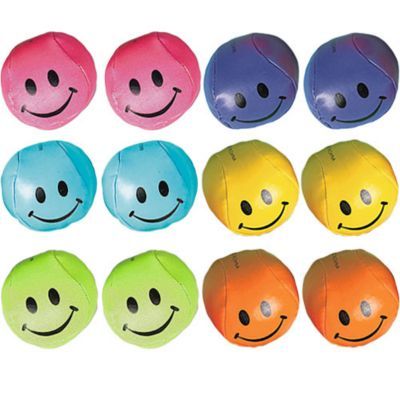 Soft Smiling Stress Balls Pack of 12