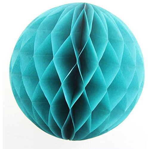 20cm Teal Green Honeycomb Paper Ball