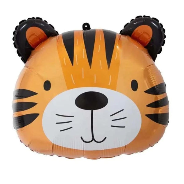 Tiger Face Shaped Foil Balloon