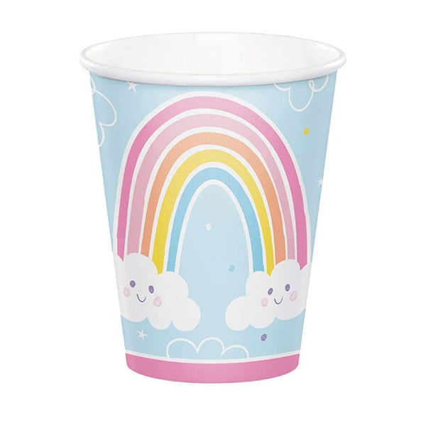 Happy Rainbow Paper Party Cups