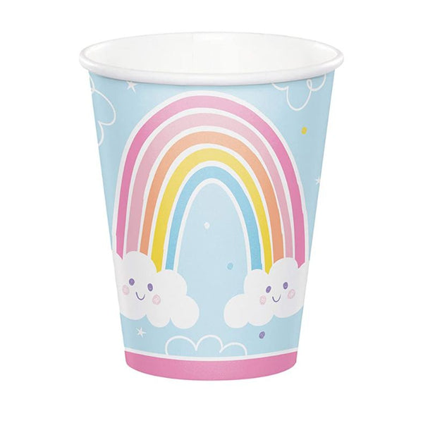 Happy Rainbow Paper Party Cups