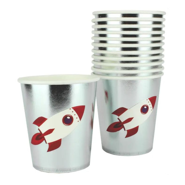 Space Party Paper Rocket Cups
